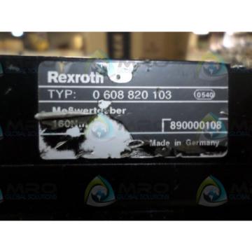 REXROTH 0608820103 SERVO AMP USED