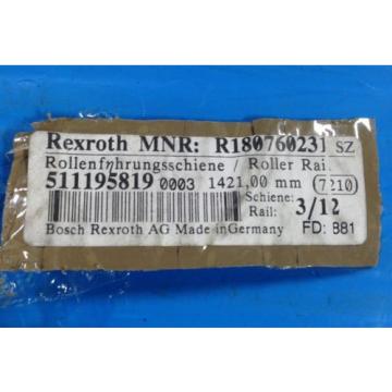 BOSCH REXROTH R180760231 ROLLER RAIL 1421mm/56in Q3