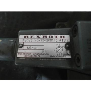 Rexroth PV6V3-20/25R8MC 40 A1/5 Hydraulic Vane Pump   Old