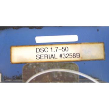 INDRAMAT REXROTH  SERVO CONTROLLER  DSC 1.7-50  DSC1.7-50  60 Day Warranty