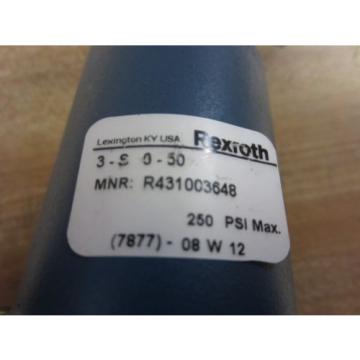 Rexroth R431003648 Pressure Regulator -  No Box