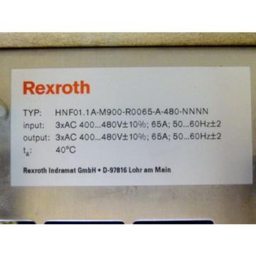 Rexroth HNF01.1A-M900-R0065-A-480-NNNN Indra Drive